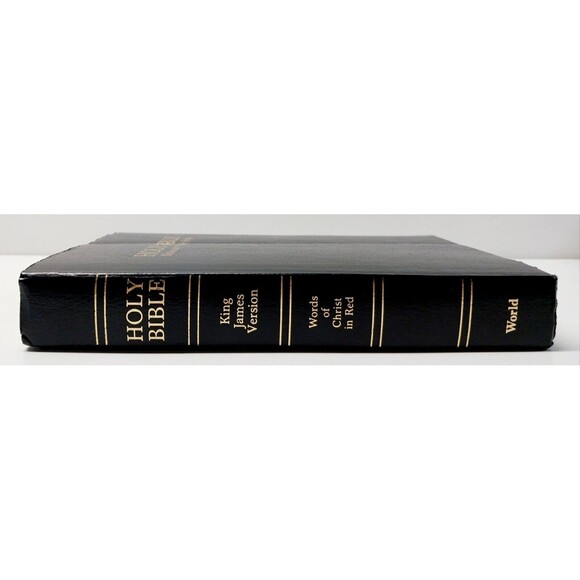 Vintage Holy Bible World Publishing Dictionary KJV 1989 Red Letter Study Helps - Picture 3 of 16